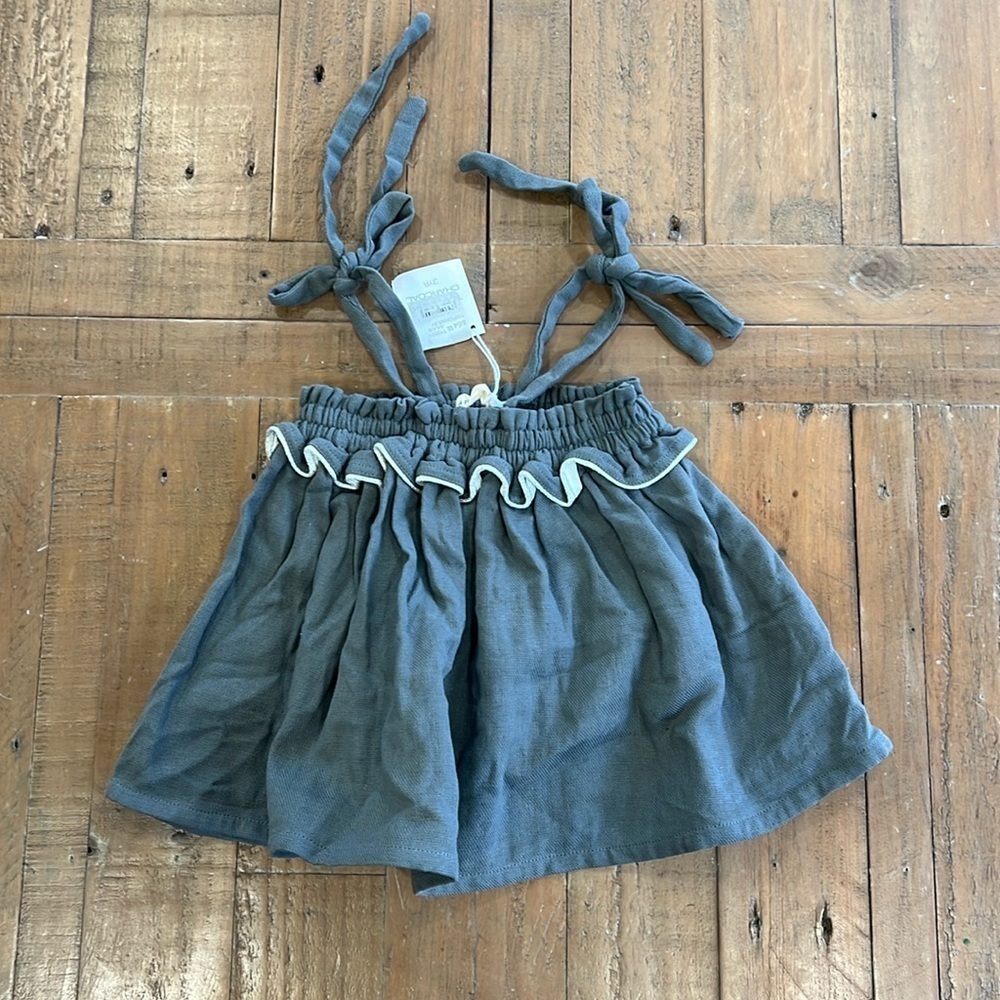 Anais & I Jules charcoal swing top nwt